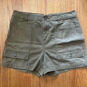 Stylish Olive Women's Cargo Shorts